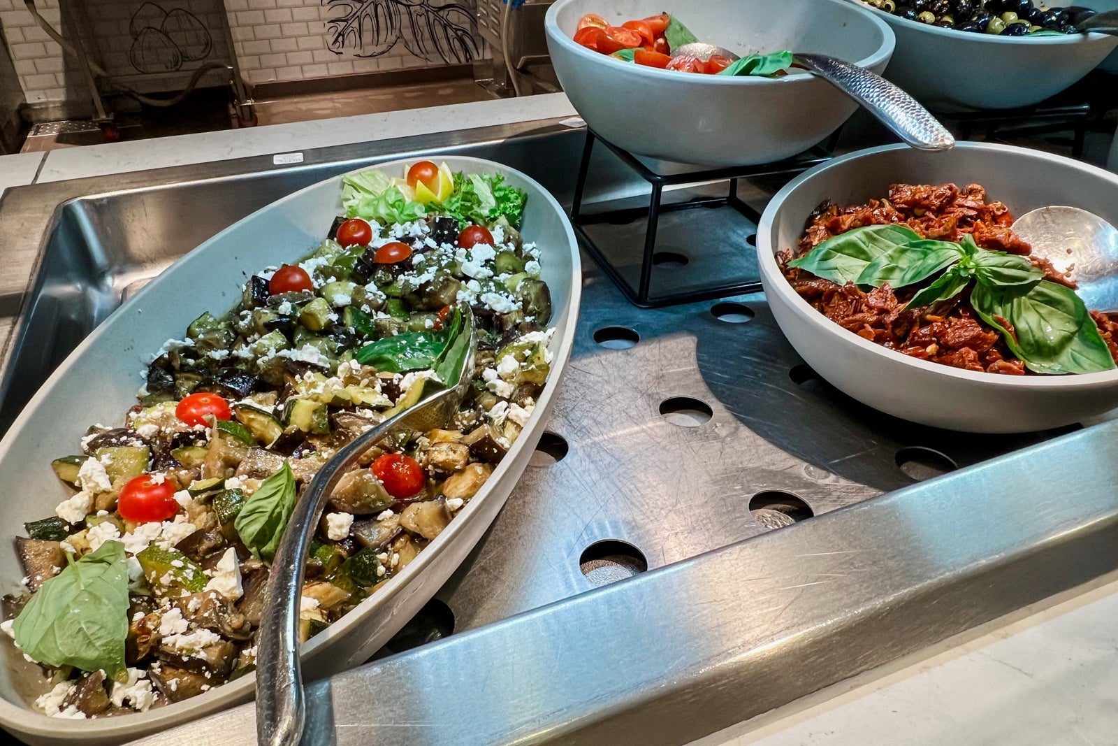 The MSC World Europa buffet