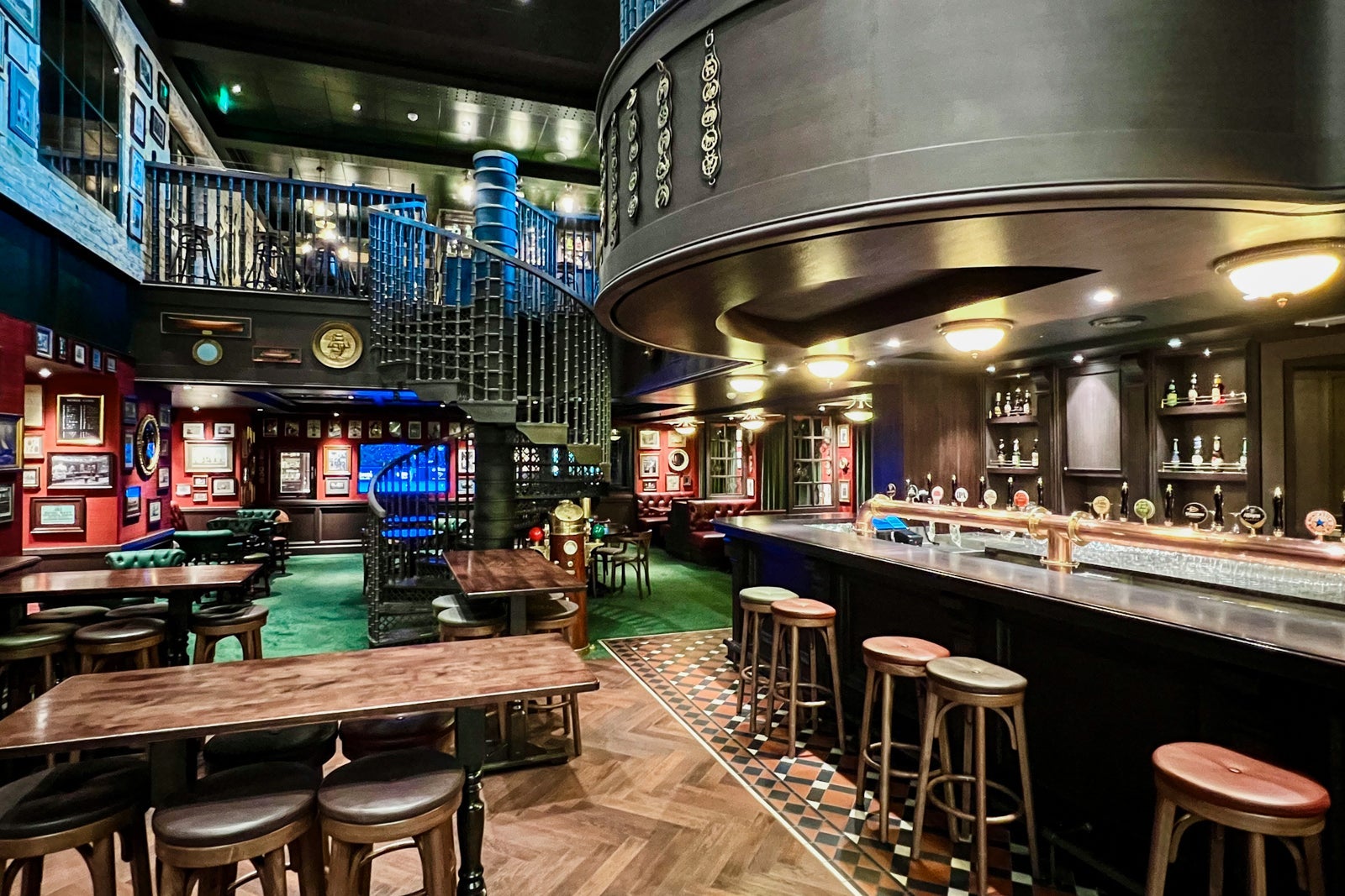 The Masters of the Sea pub on MSC World Europa