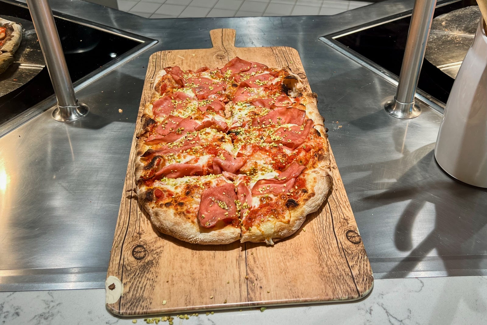 The Pizza & Burger casual eatery on MSC World Europa