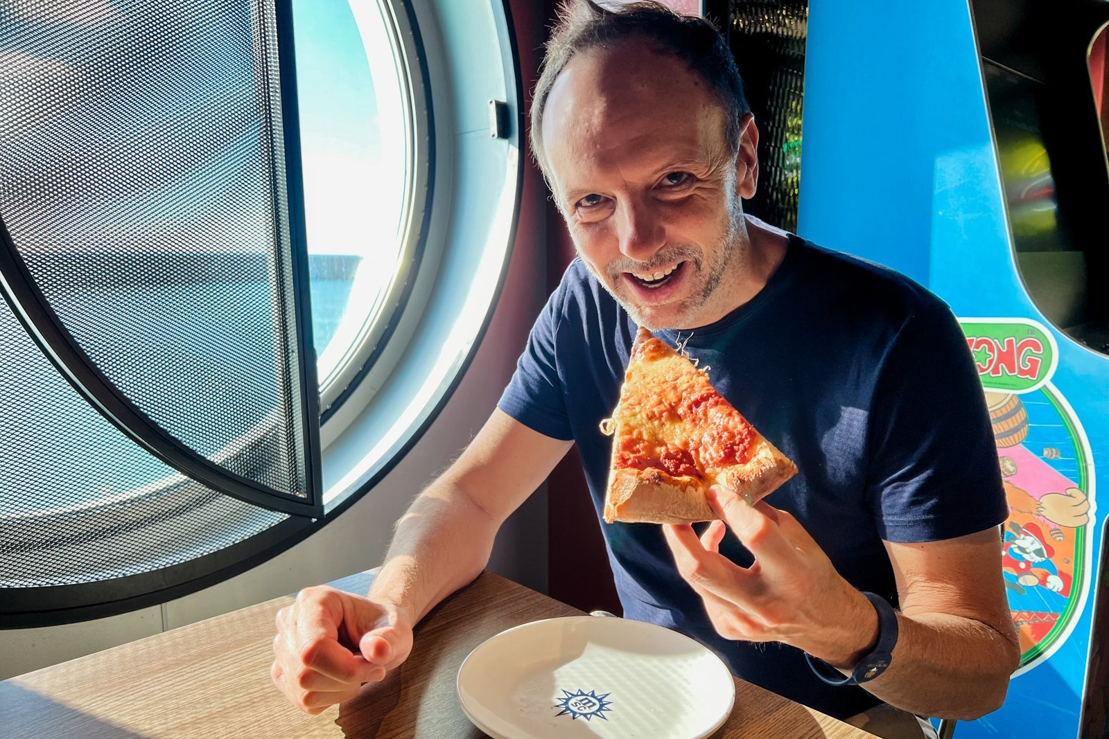 The Pizza & Burger casual eatery on MSC World Europa