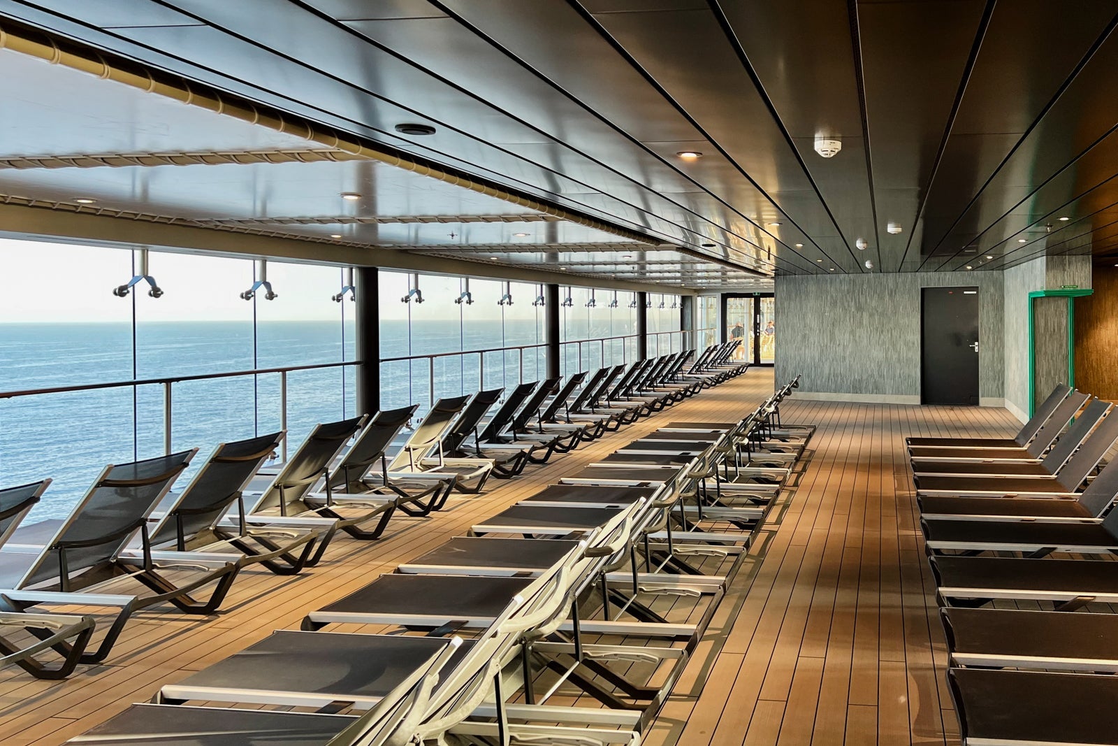 The Botanic Garden pool area on MSC World Europa