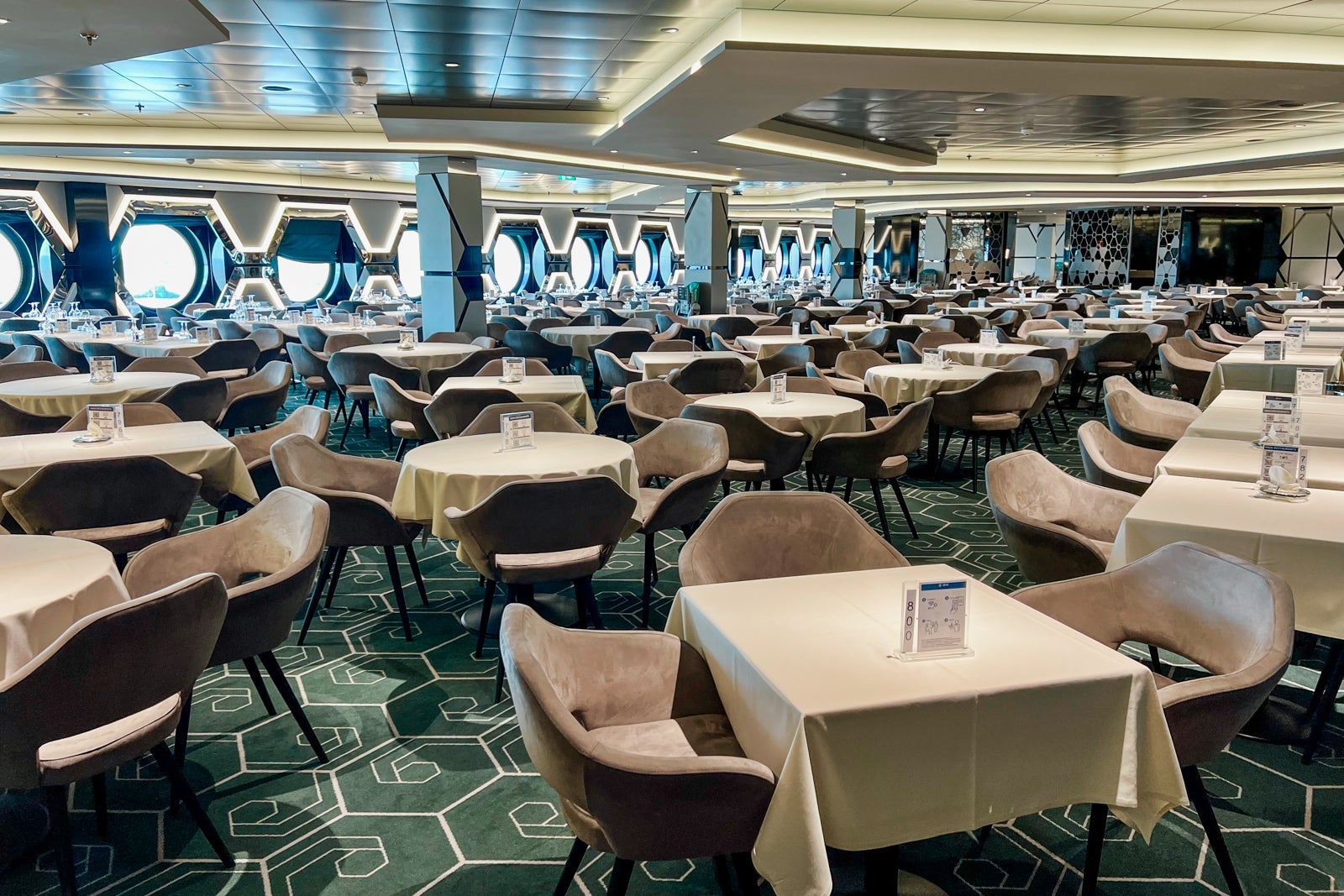 One of the five main restaurants on MSC World Europa