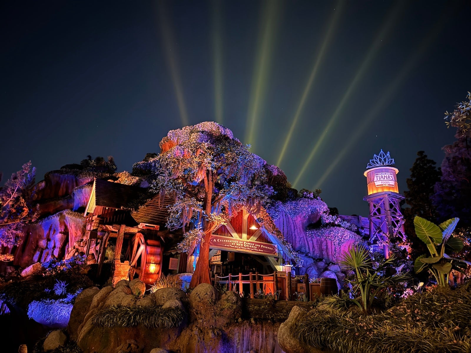 Tiana's Bayou Adventure at Disneyland.