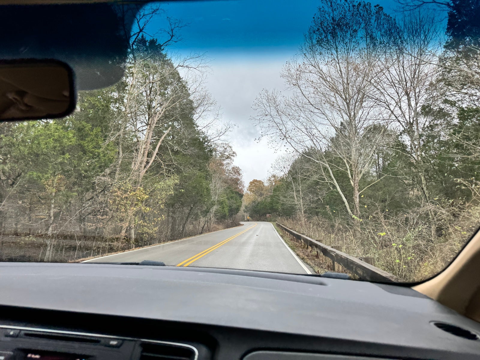 car driving on the road
