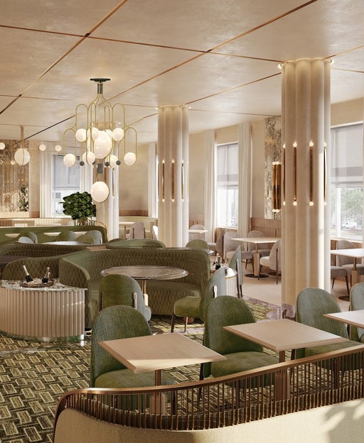 second floor of Lex Yard hotel