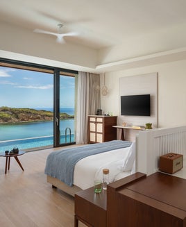 A room at Six Senses La Sagesse
