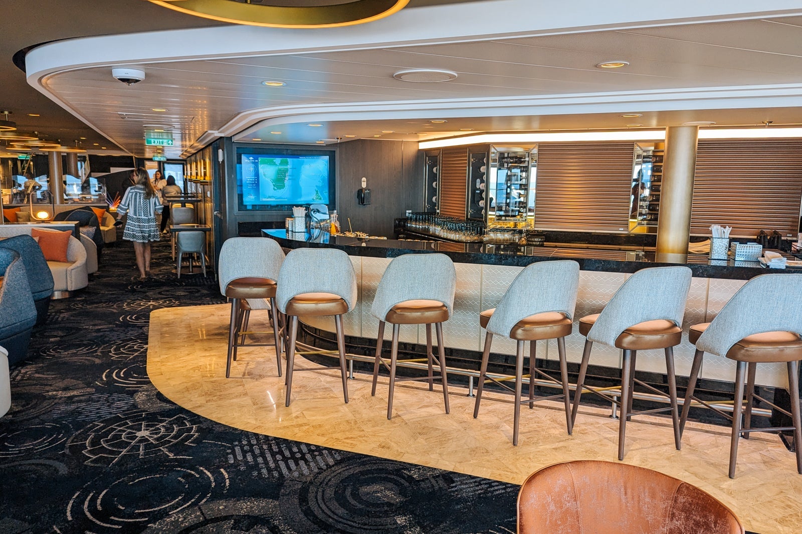 Concierge lounge on Disney Treasure