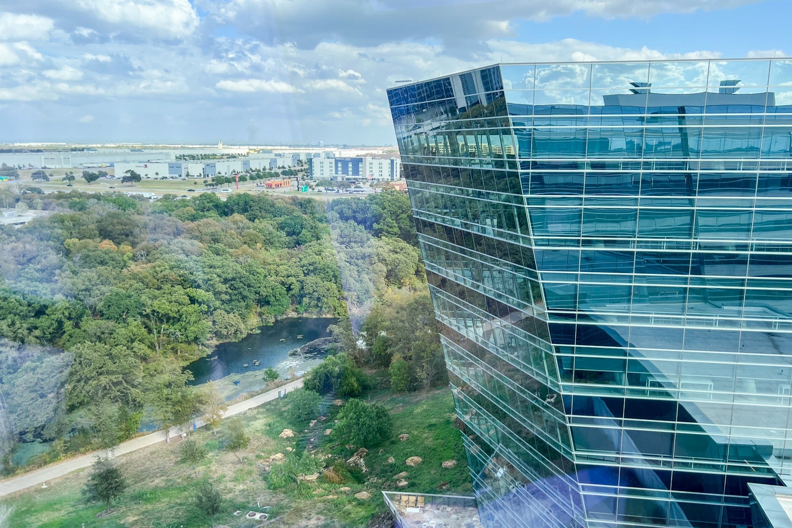 view from Skyview 8 at American Airlines' Fort Worth headquarters.