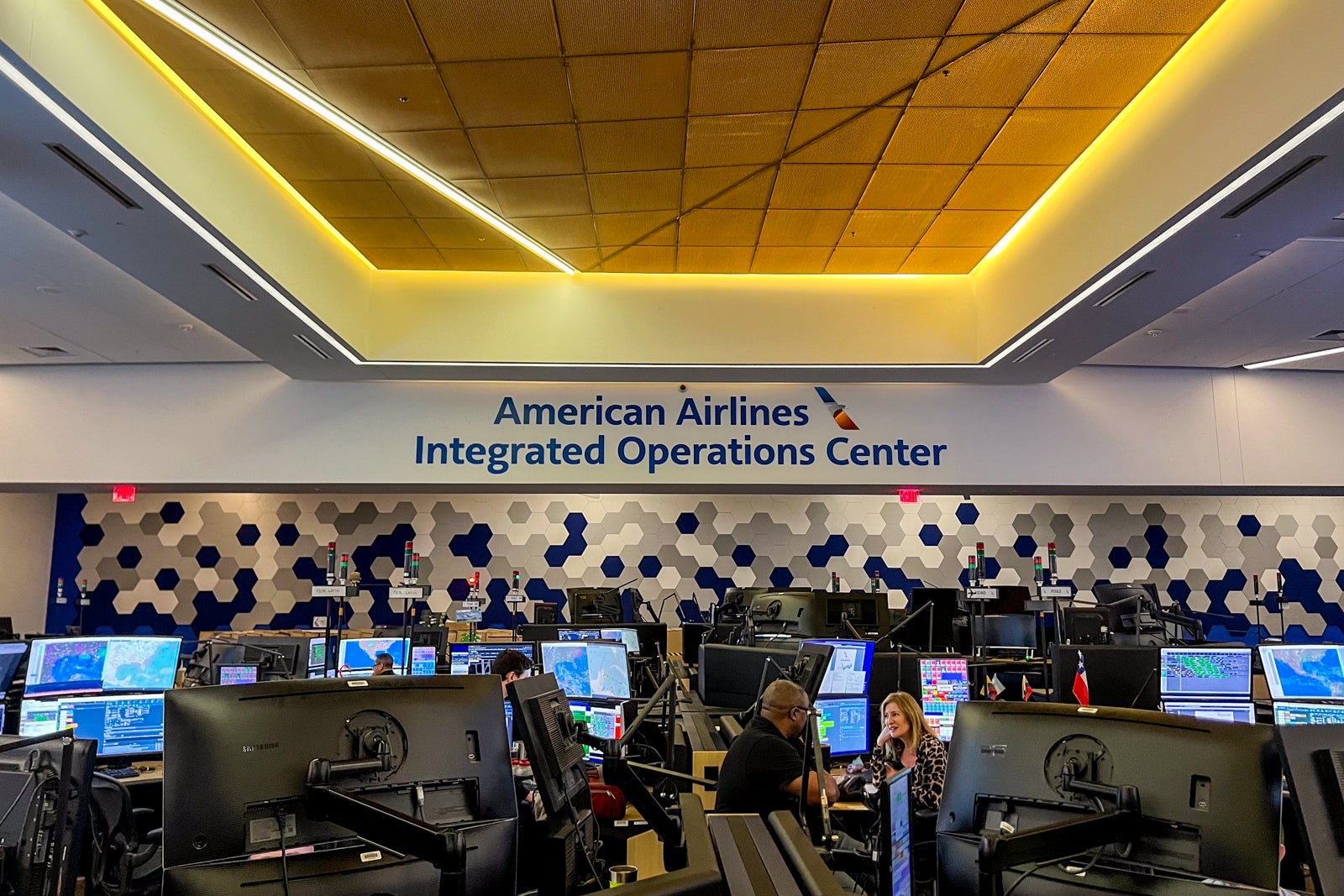 AA's Robert W Baker Intergrated Operations Center.