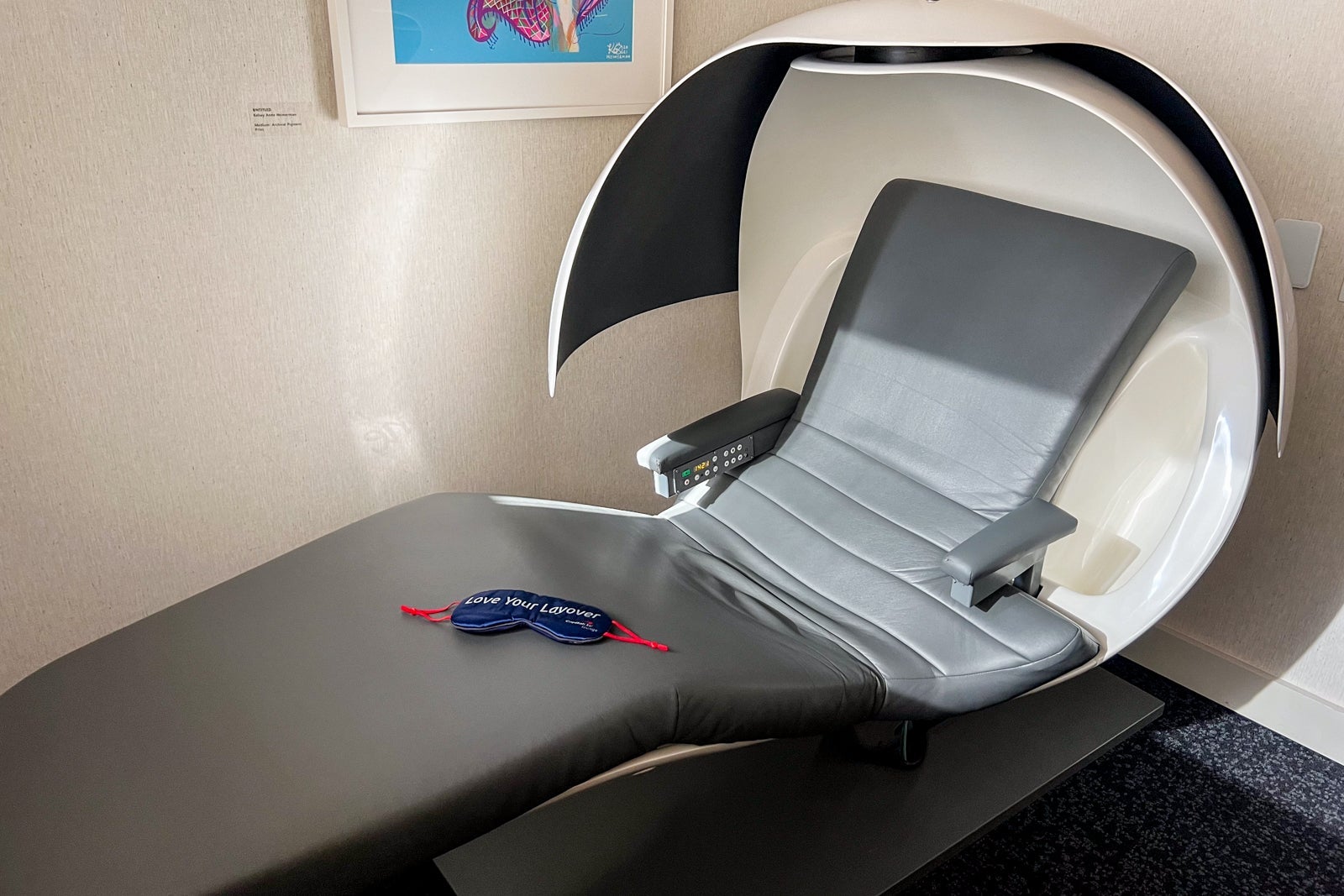 Capital One Lounge sleep pod