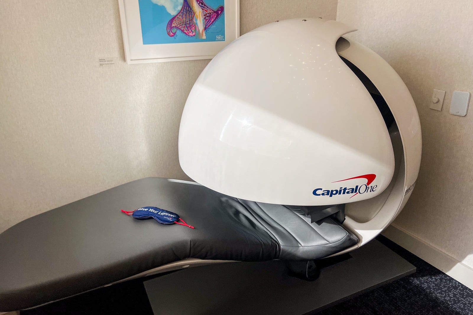 Capital One Lounge sleep pod