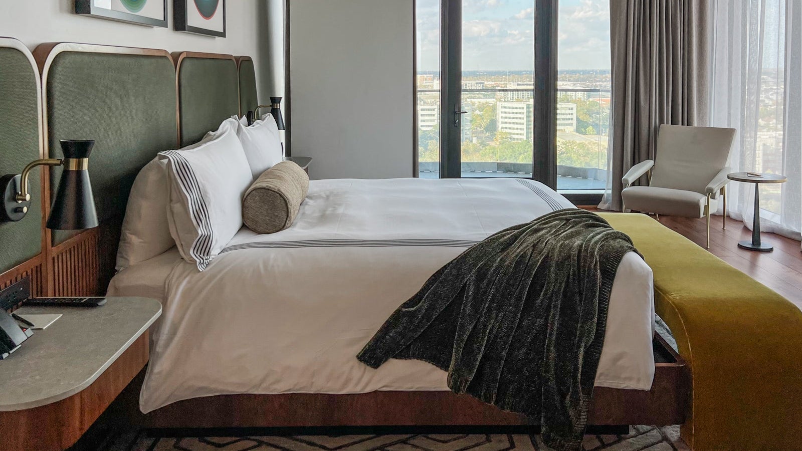 Guest room at Thompson Houston, by Hyatt