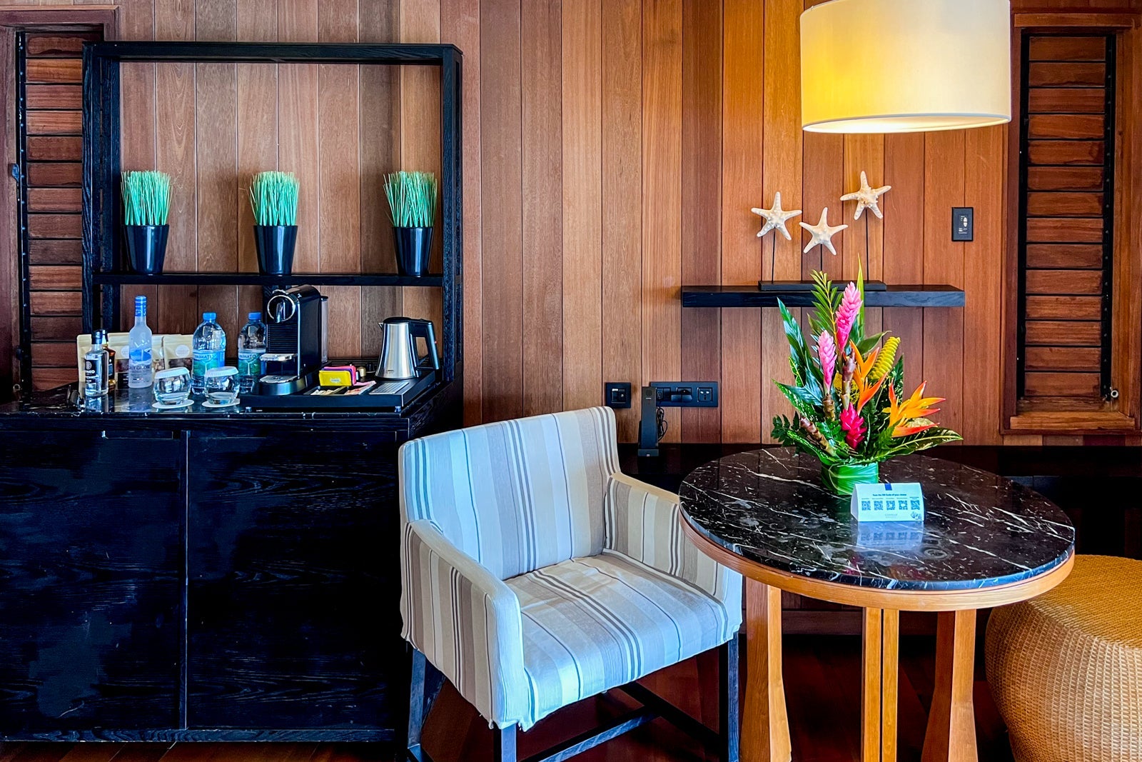 Conrad Bora Bora guest room