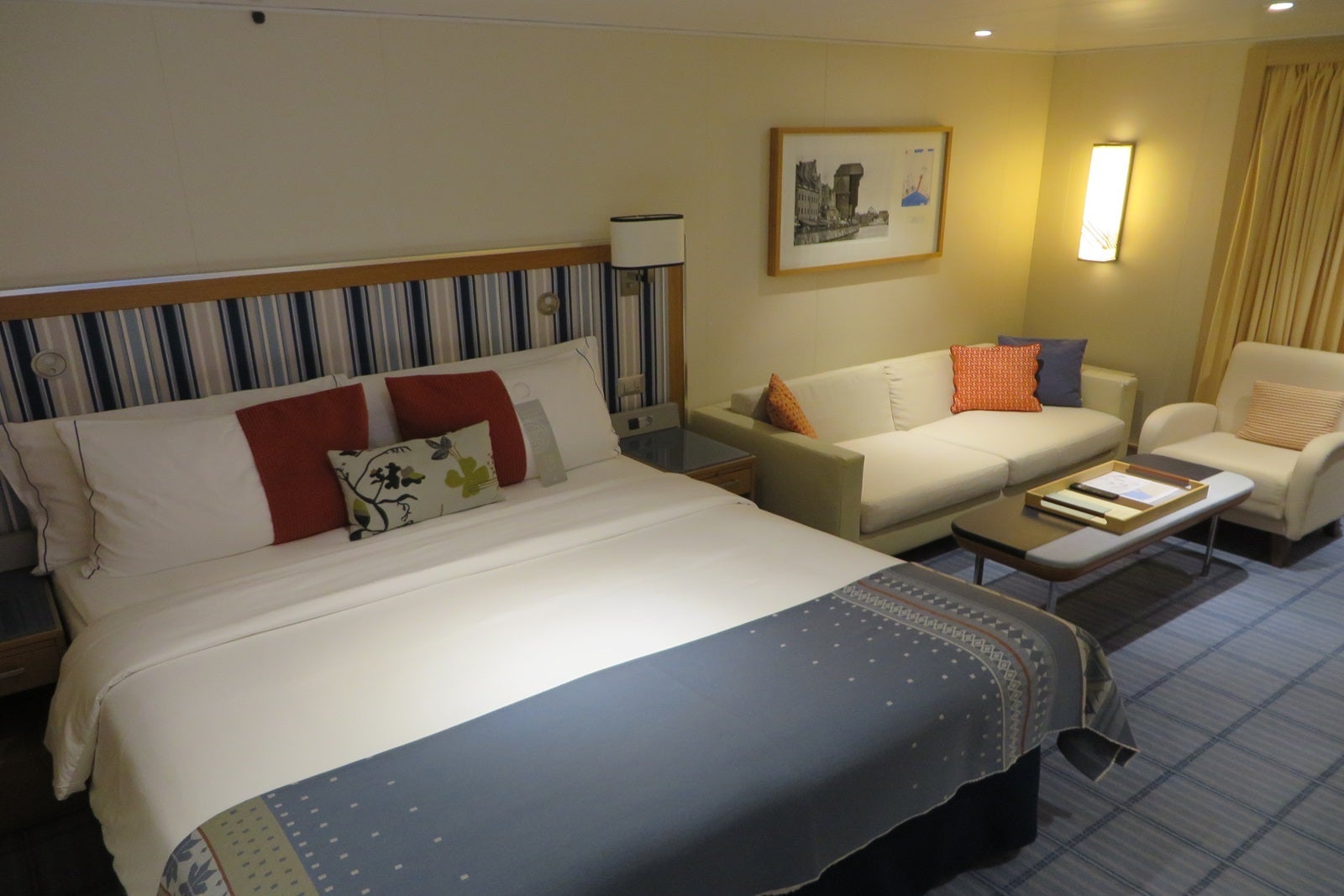 A cruise ship cabin on Viking Yi Dun