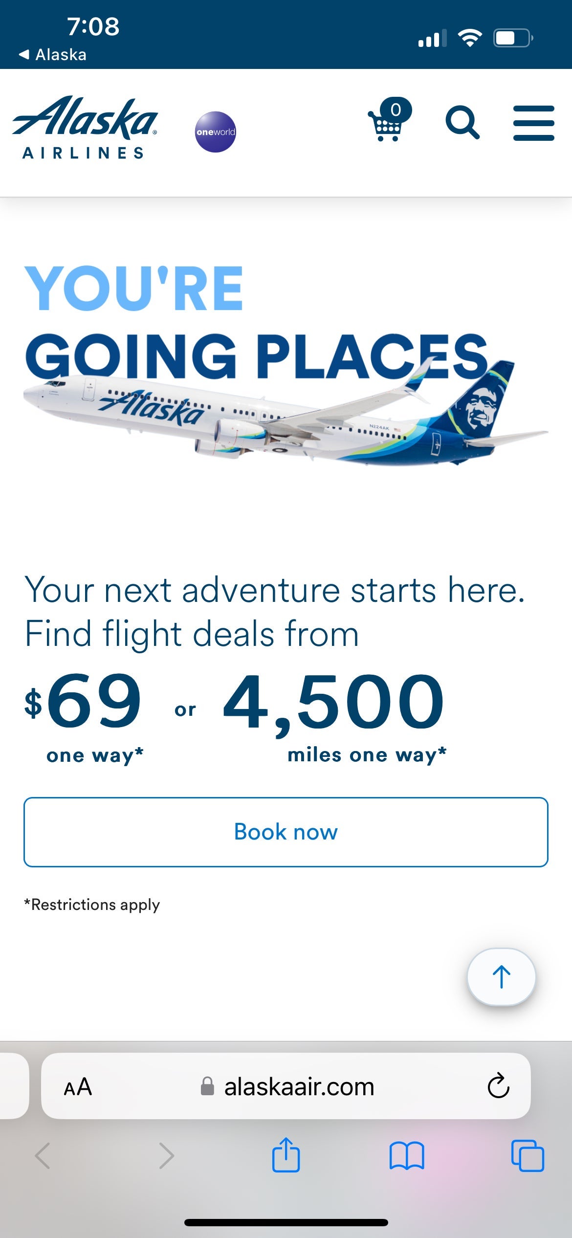 Alaska early notification of sale. ALASKA