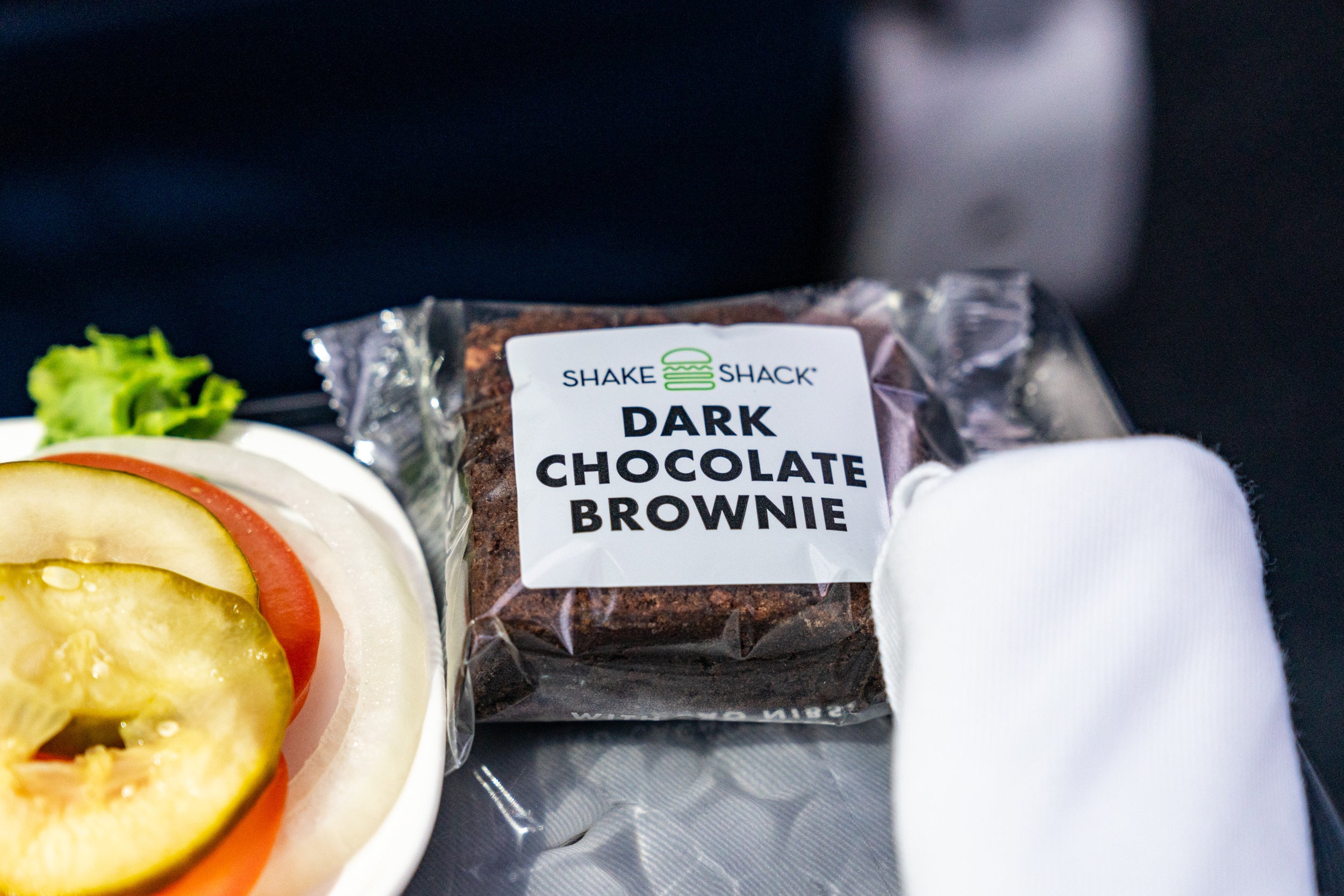 Delta Shake Shack Burger On Plane-4