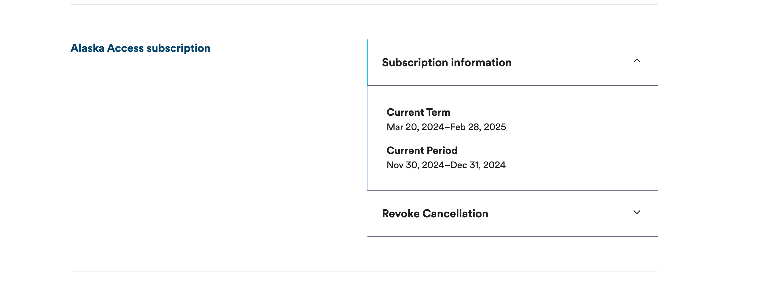 Alaska All Access cancellation.
