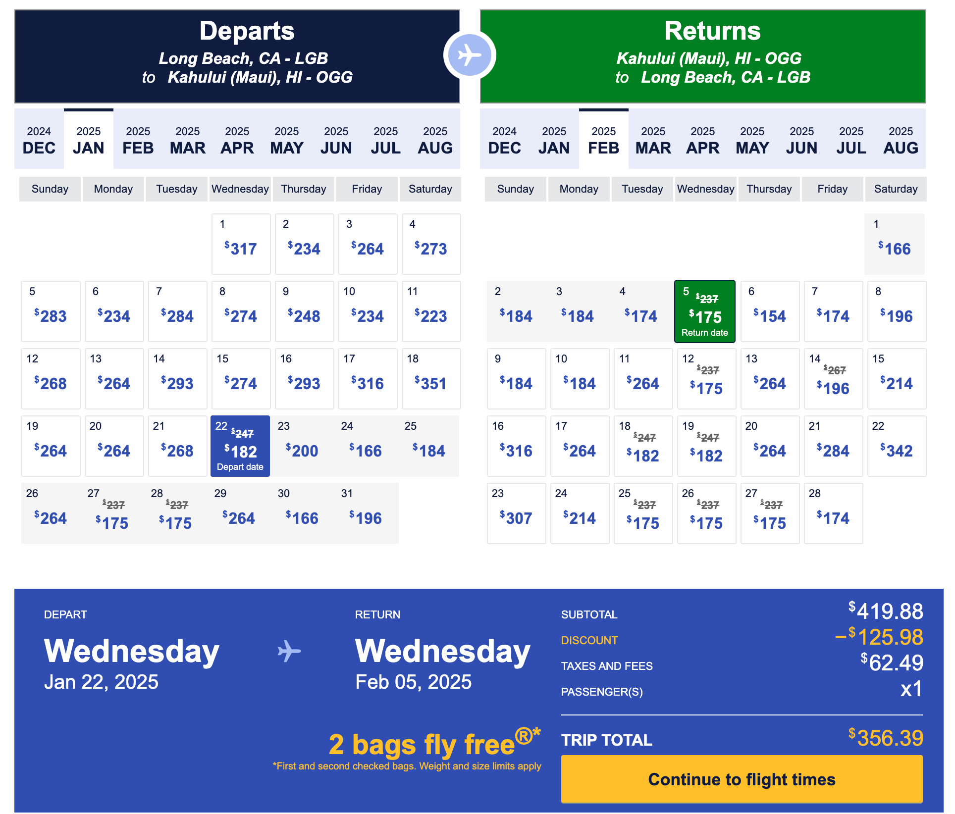 Southwest Cyber Sale deals.