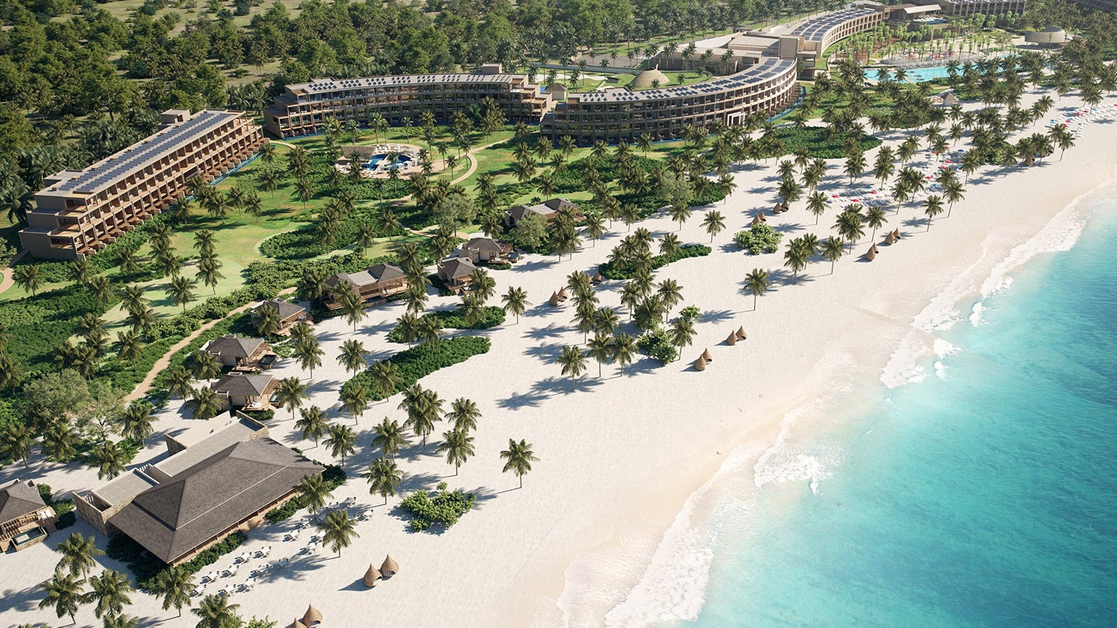 20250116_First Curio Collection by Hilton in Dominican Republic_ZemiMiches_Aerial (1) Zemi Miches All-Inclusive Resort, Curio Collection by Hilton