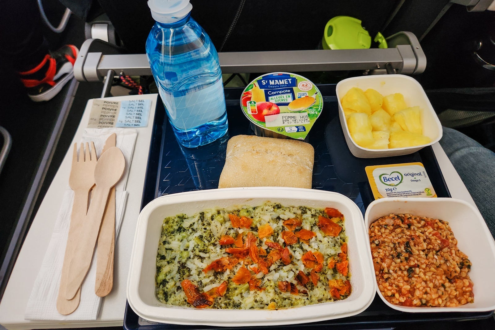 plane food