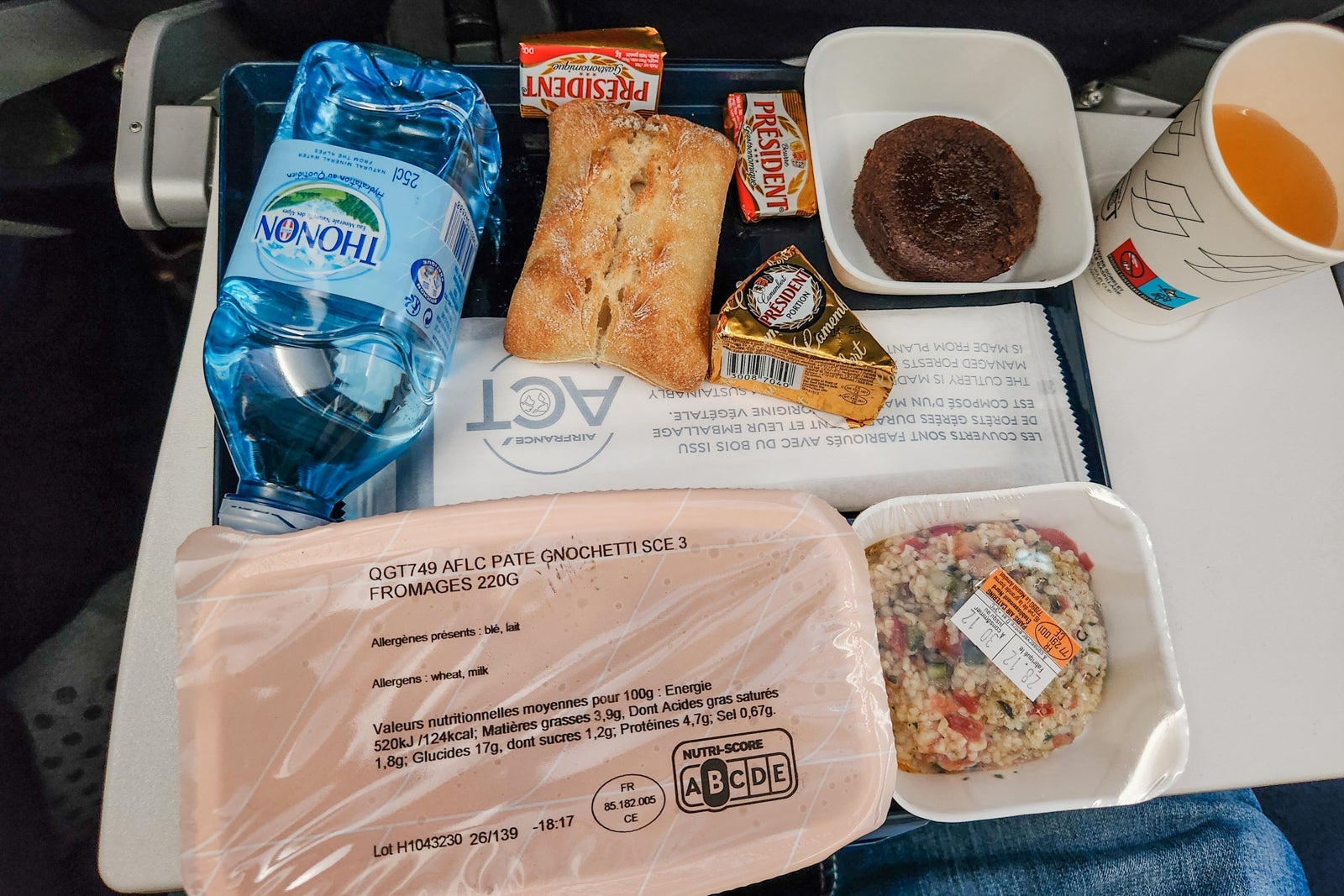 plane food