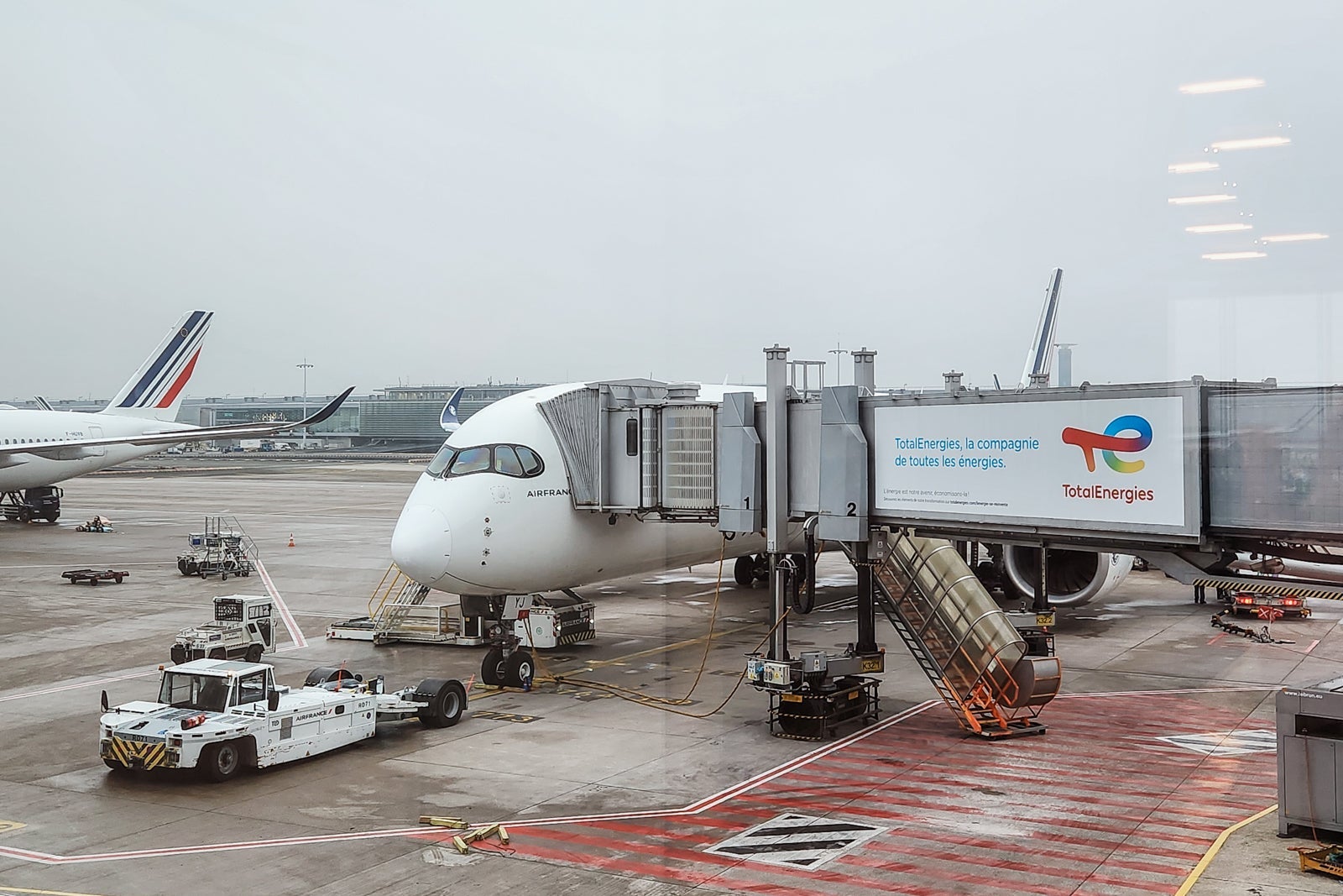 Air France A350-900 at gate