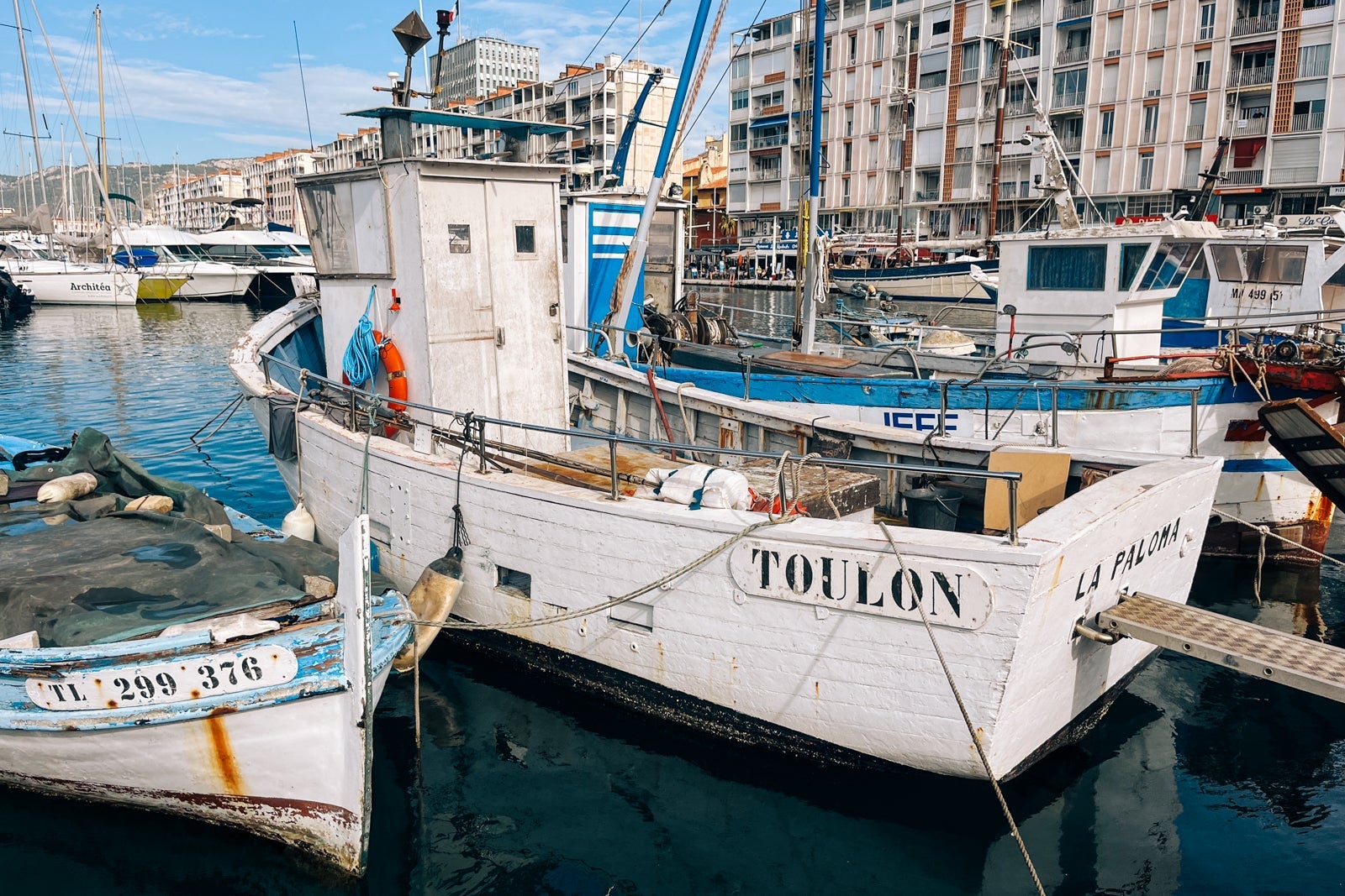 Boat in Toulon, France