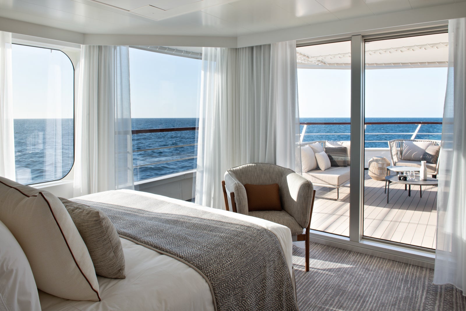 A suite on Ponant's Le Bougainville