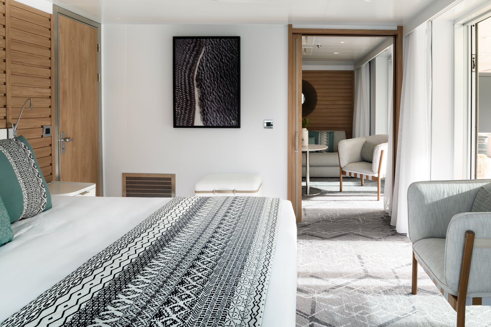 A suite on Ponant's Le Champlain