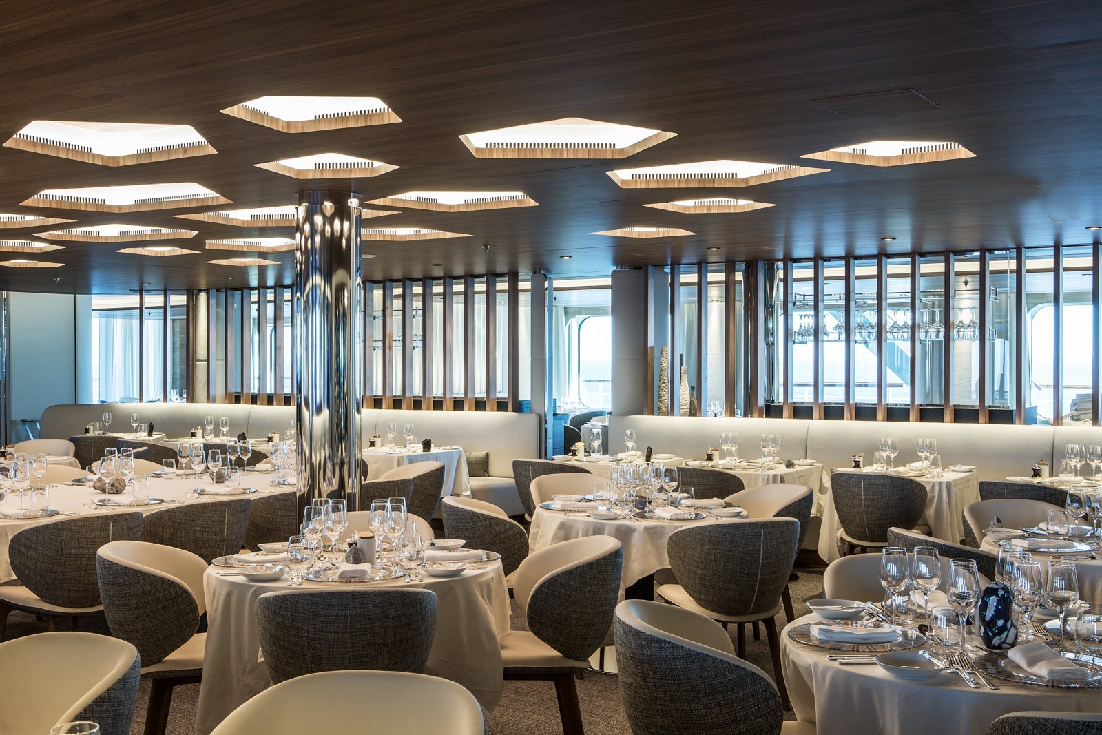 The Nuna restaurant on Le Commandant Charcot