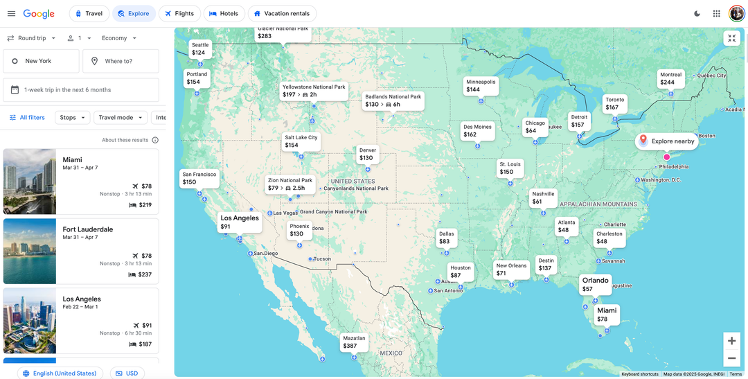 How to use Google Flights Explore to find flight and hotel deals - The ...