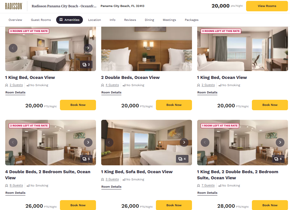 Choice hotels premium room upcharge