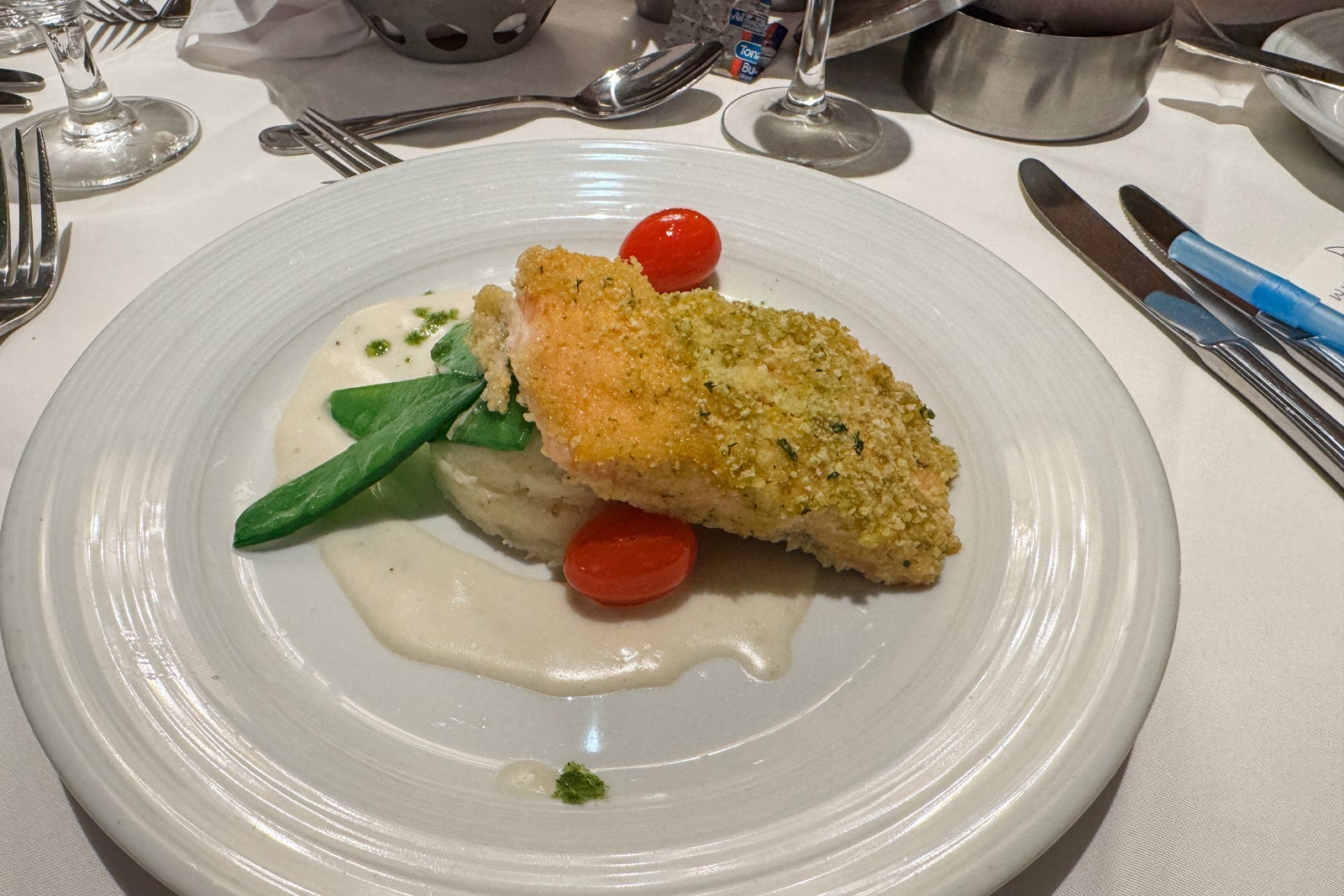 dinner in main dining room Voyager of the Seas