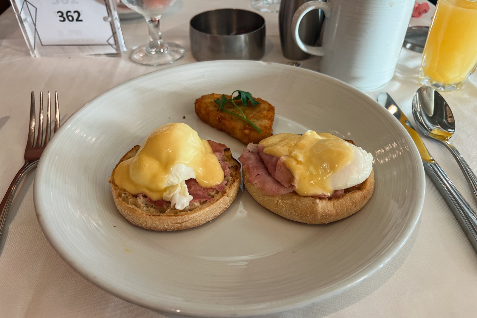 Eggs Benedict on Voyager of the Seas