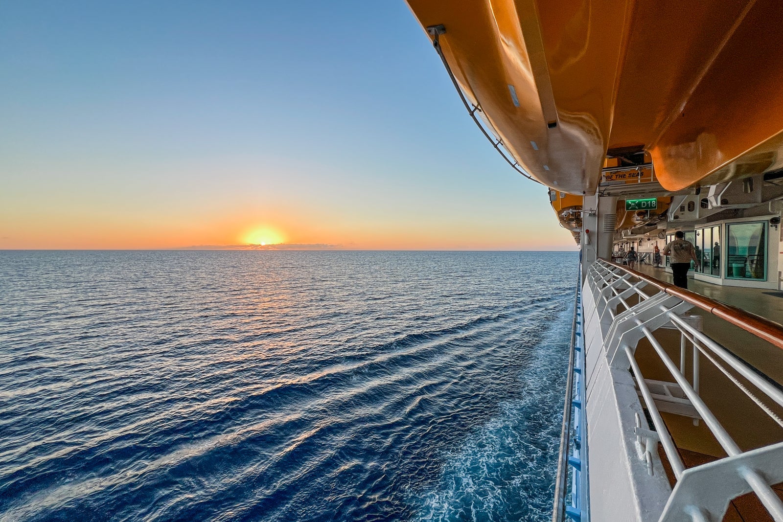 View from Royal Caribbean's Voyager of the Seas