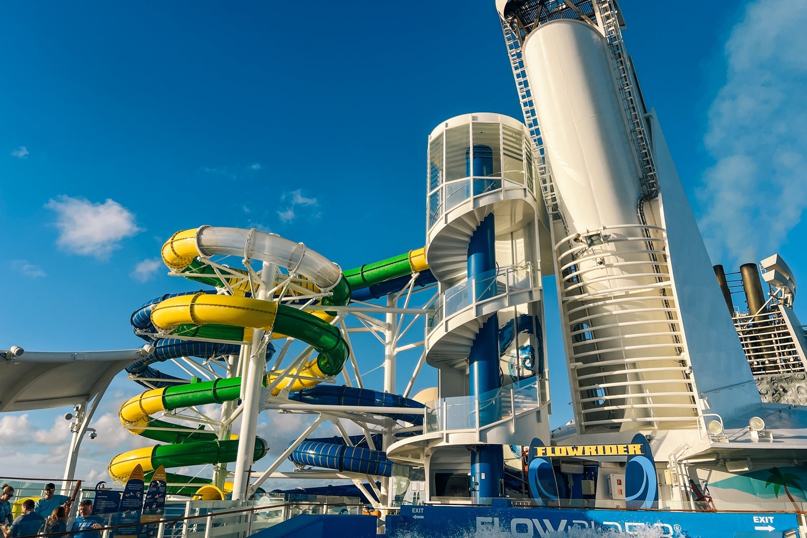 Waterslides on Voyager of the Seas