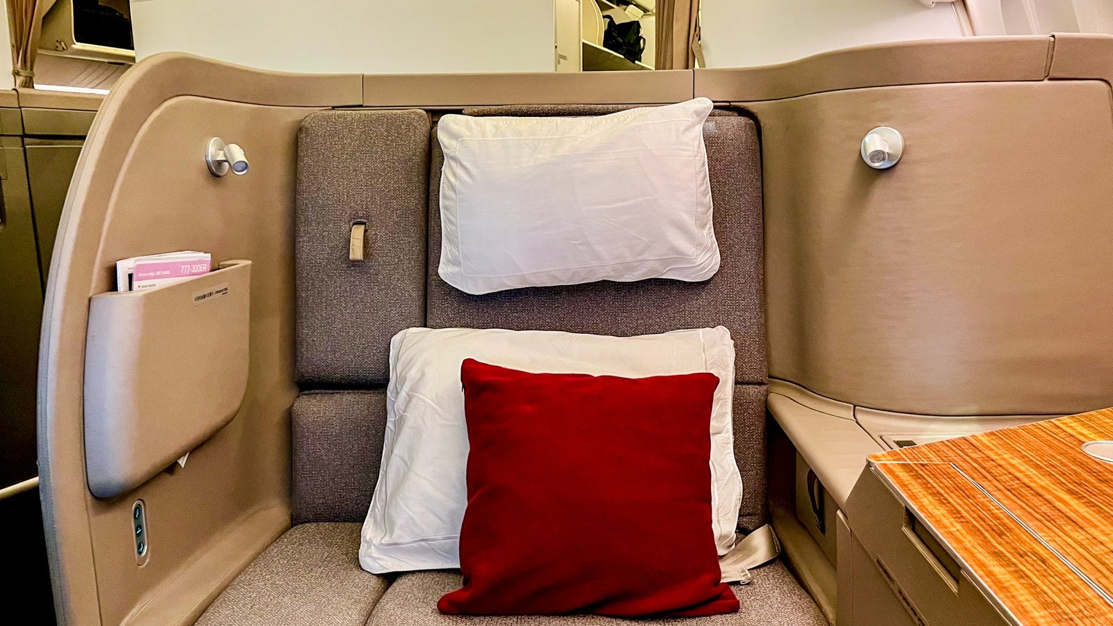 Cathay Pacific 777 First Class