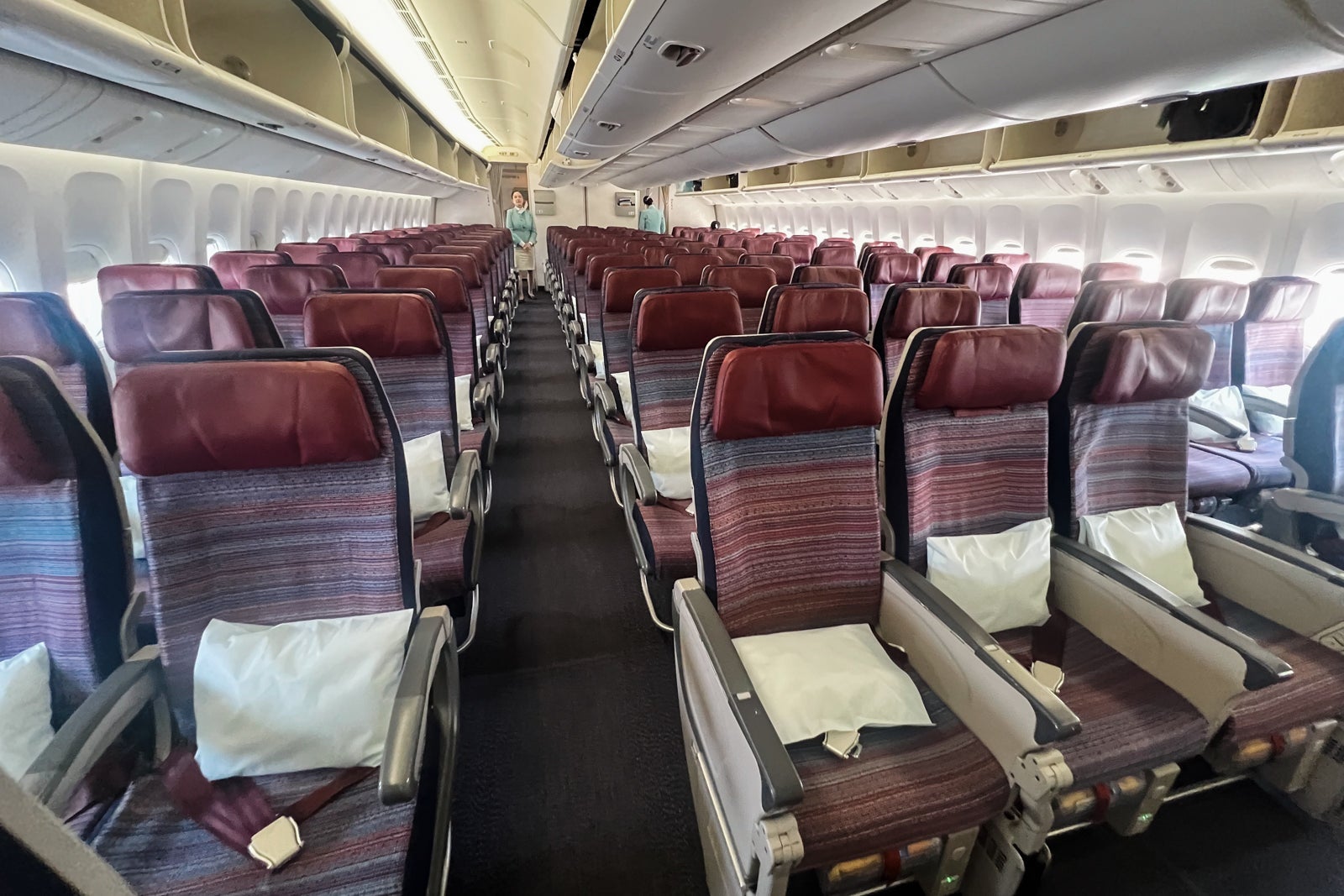 Korean Airlines coach cabin