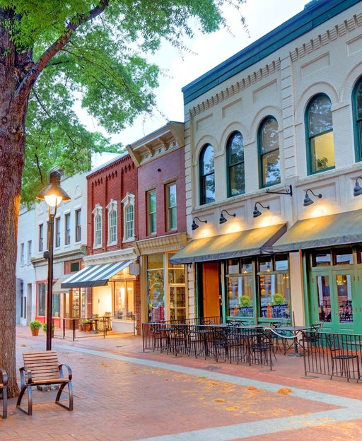 Downtown Mall in Charlottesville, Virginia