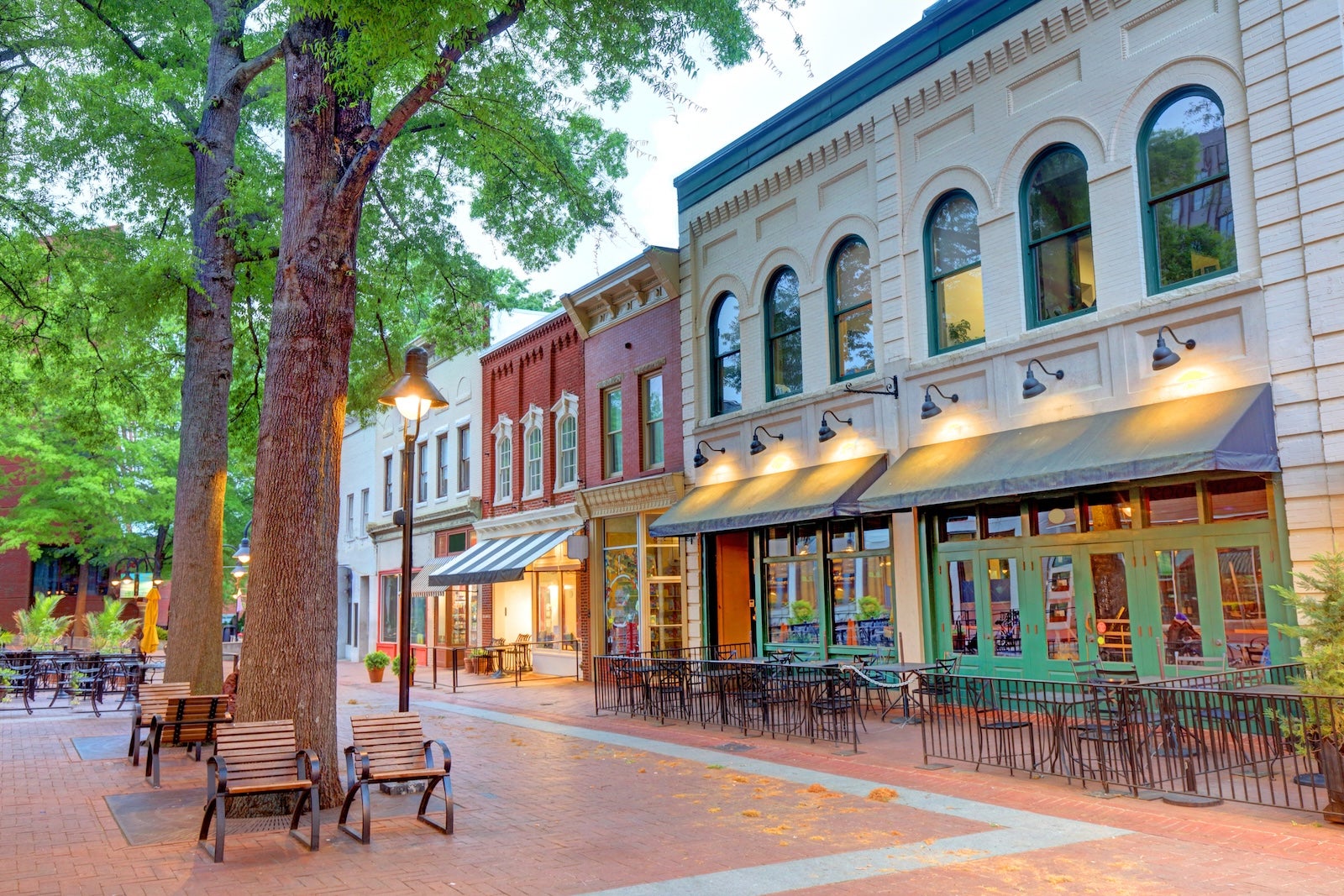 Downtown Mall in Charlottesville, Virginia