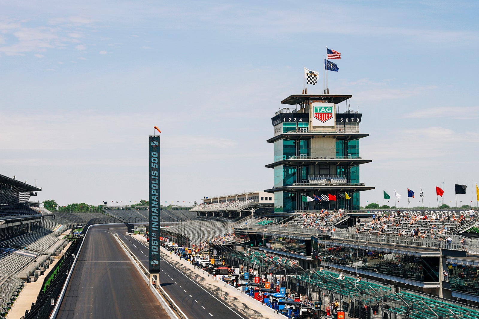 Indy 500 practice sessions at Indianapolis Motor Speedway