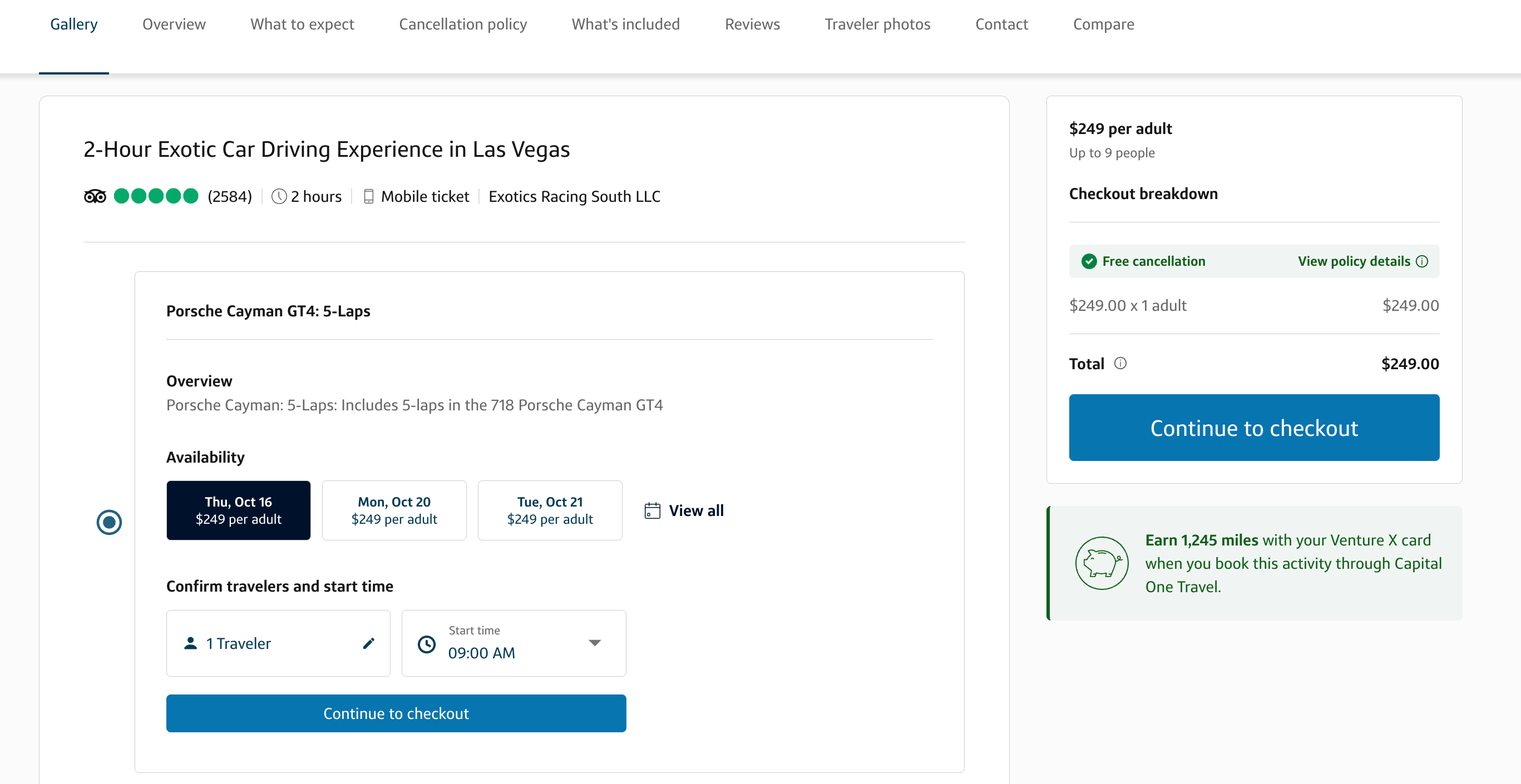 activities on Capital One Travel