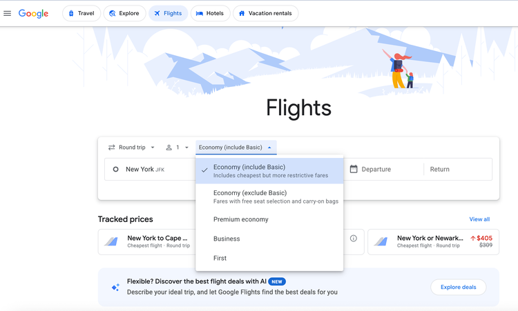 google flights now lets you filter out basic economy... How to use Google Flights: A guide to finding flight deals - The Points Guy