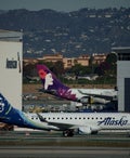 Alaska and Hawaiian aircraft