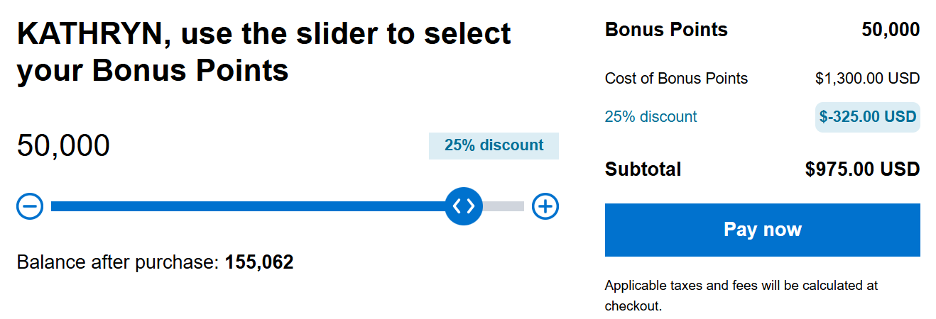 Buy Hyatt points