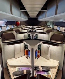 Flying the new Cathay Pacific business-class Aria Suite between London and Hong Kong