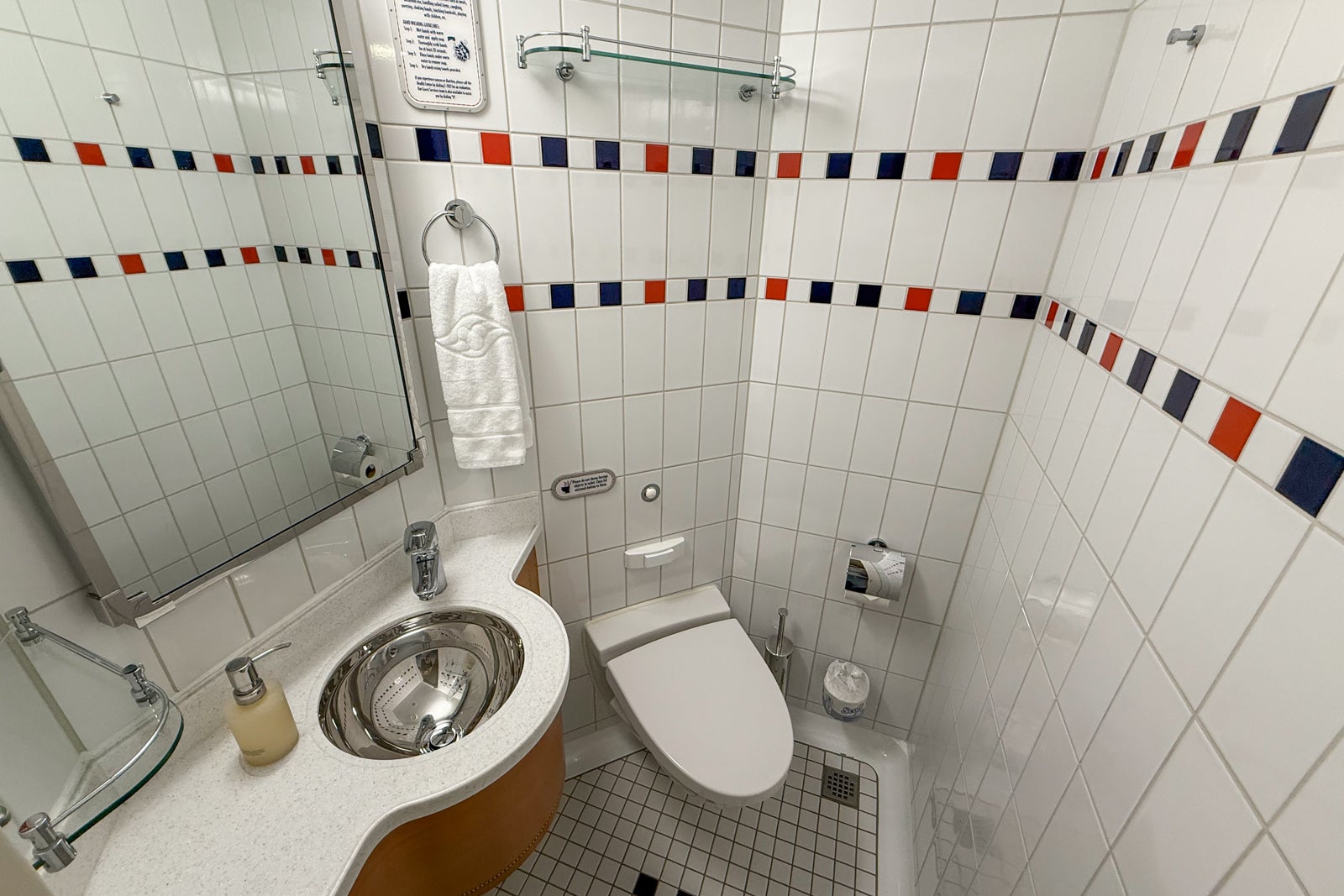 Disney Fantasy cabin bathroom