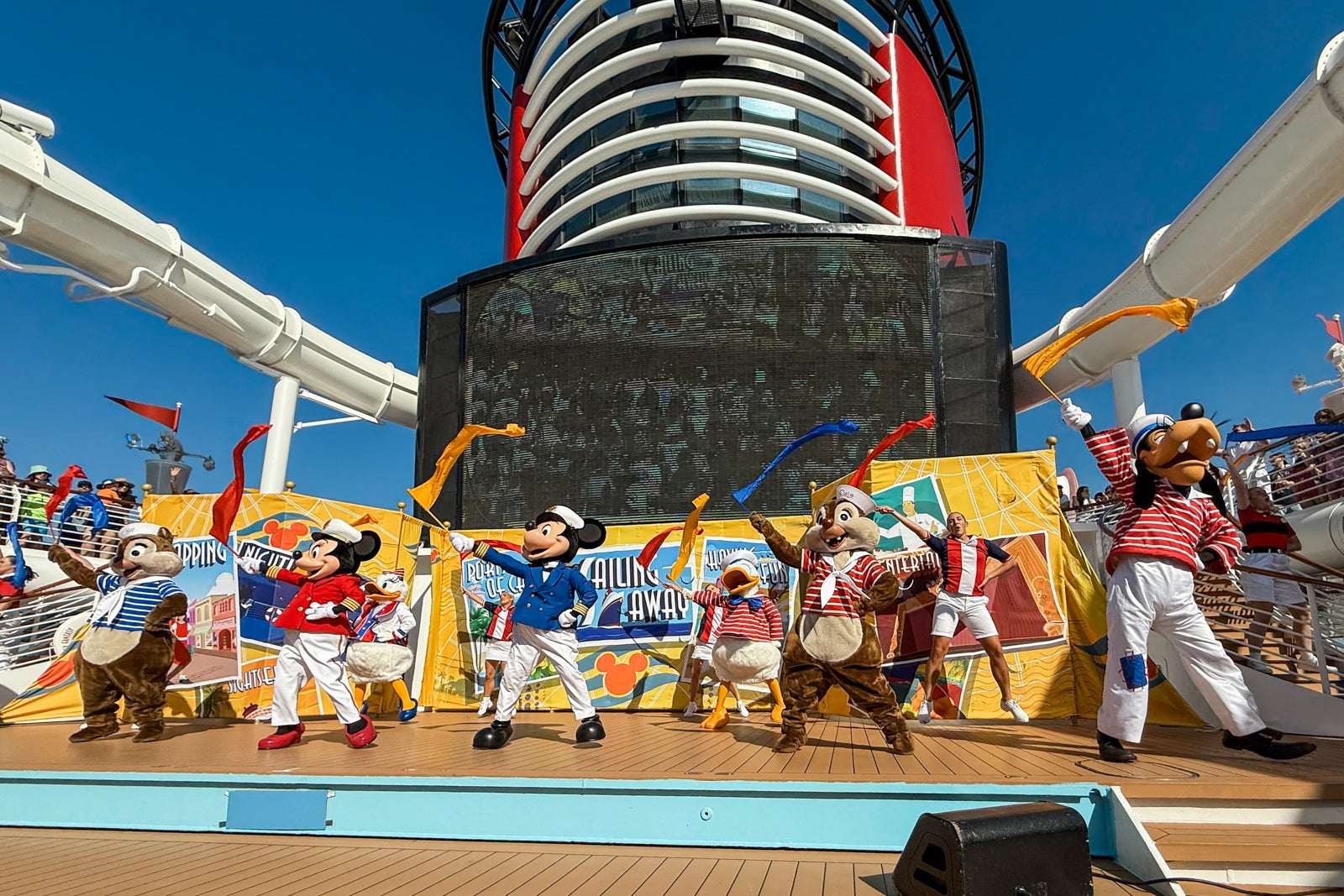 Disney Fantasy sailaway party