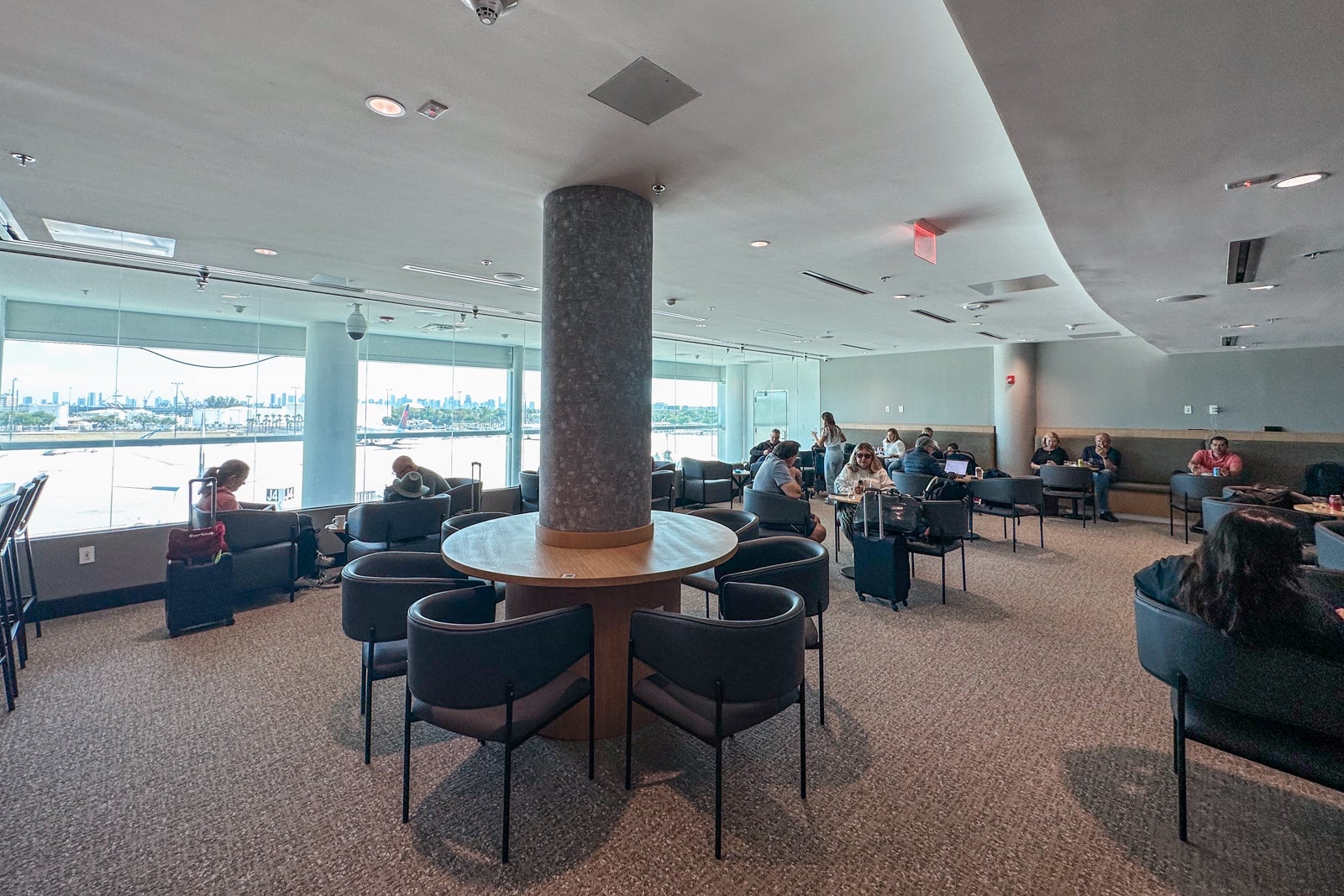 Avianca VIP Lounge in Miami International Airport.