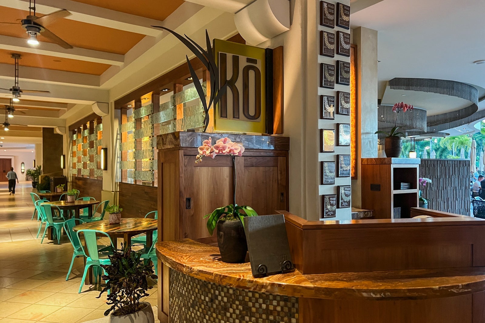 Ko Restaurant at Fairmont Kea Lani.
